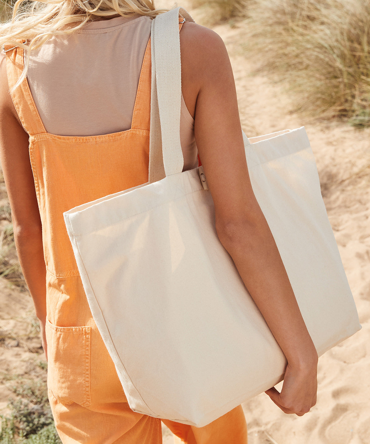 Organic Cotton Oversized MARINA Beach Tote Bag