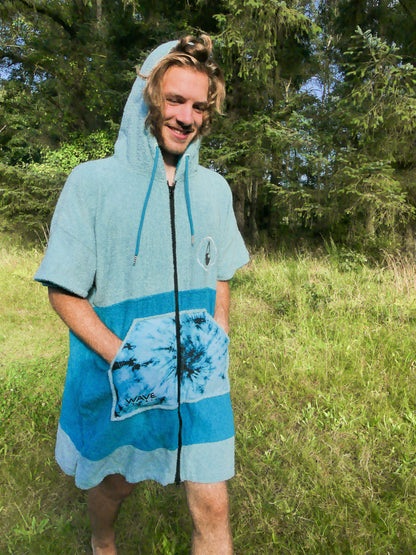 Wave Zip Poncho FLIGHT Outdoors Hands Warm In Pocket