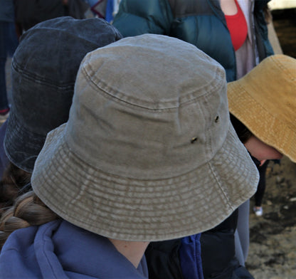 The LOST KHAKI vintage washed Bucket Hat side | InventSports