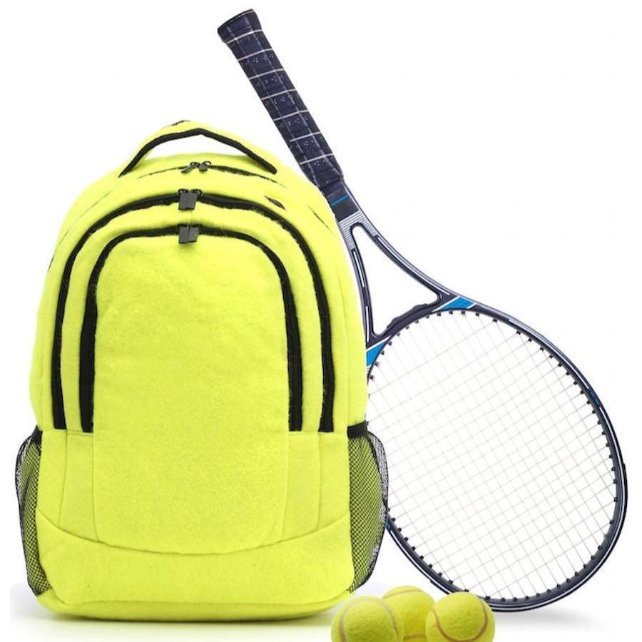 Tennis Rucksack - made with real tennis ball material